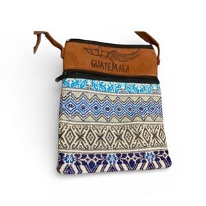 Leather Shoulder Bag from Guatemala